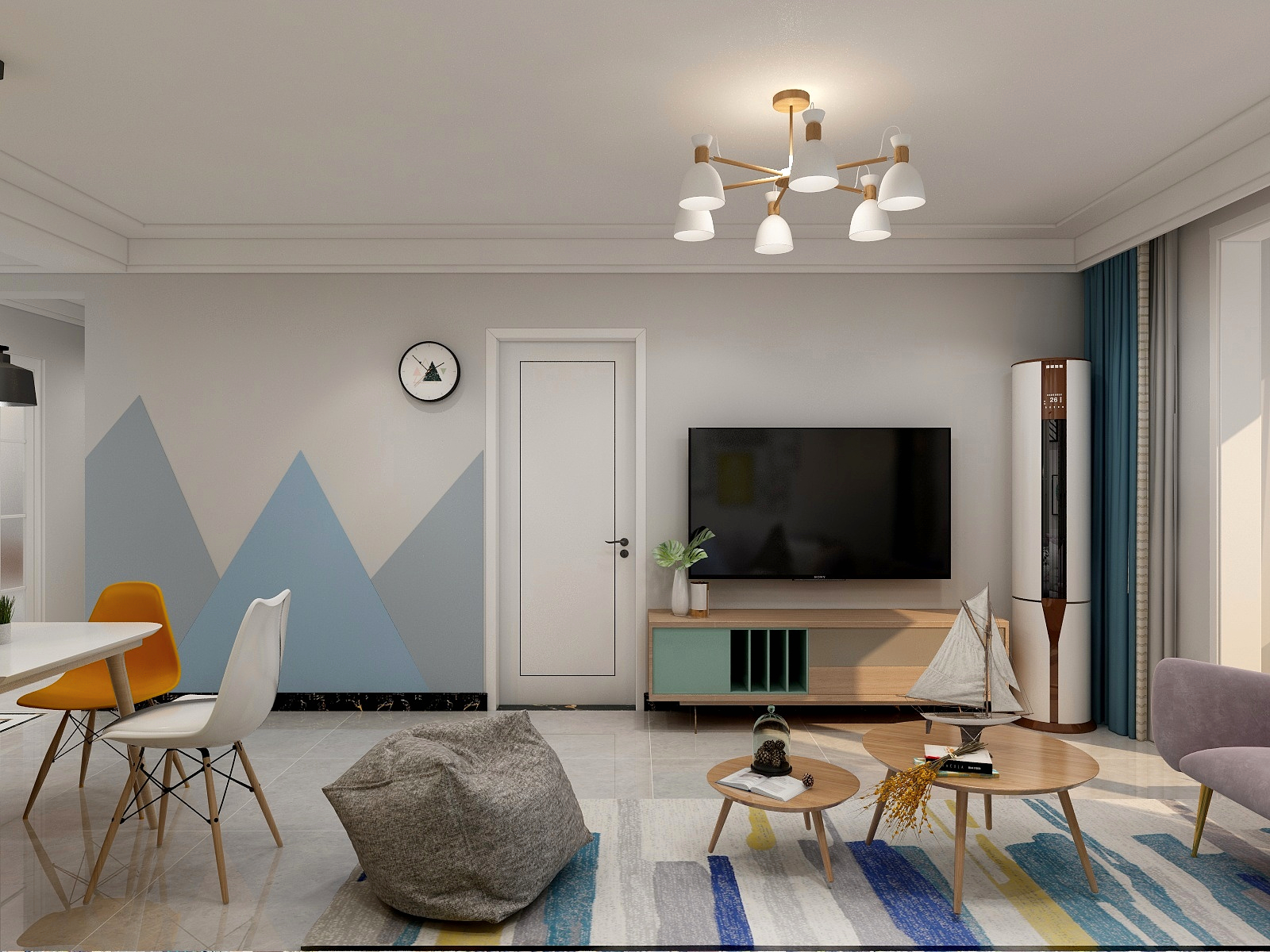 固安水木蓝山北欧案例